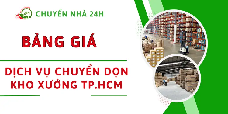 Bảng giá dịch vụ do đơn vị Chuyển Nhà 24H cung cấp các dịch vụ và chi phí hợp lí nhất cho khách hàng