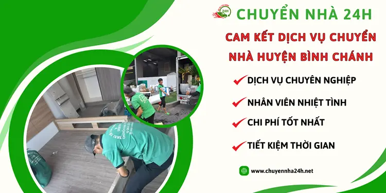 Đơn vị Chuyển Nhà 24H cam kết chất lượng dịch vụ tốt nhất, đảm bảo an toàn cho hàng hóa bằng sự chuyên nghiệp