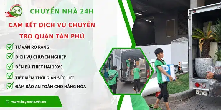 Chuyển Nhà 24H cam kết chất lượng dịch vụ tốt nhất, đảm bảo an toàn cho hàng hóa bằng sự chuyên nghiệp