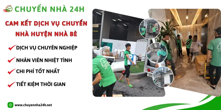 Dịch vụ Chuyển Nhà 24H cam kết dịch vụ vận chuyển chuyên nghiệp và đảm bảo an toàn cho hàng hóa của quý khách