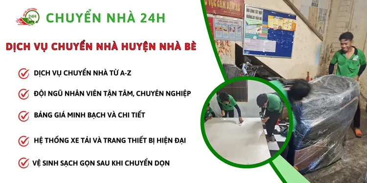 Dịch vụ chuyển nhà do đơn vị Chuyển Nhà 24H tự tin sẽ làm hài lòng quý khách hàng