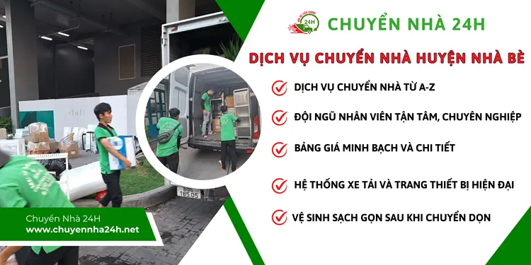 Dịch vụ chuyển nhà do đơn vị Chuyển Nhà 24H tự tin sẽ làm hài lòng quý khách hàng