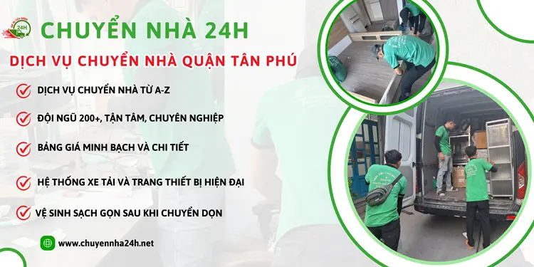 Dịch vụ Chuyển Nhà 24H mang đến sự hài lòng mà quý khách tin tưởng