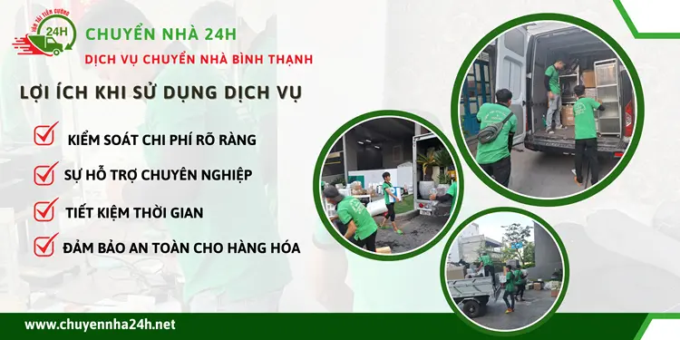 Chuyển Nhà 24H mang đến lợi ích là đảm bảo an toàn cho hàng hóa và giúp tiết kiệm thời gian