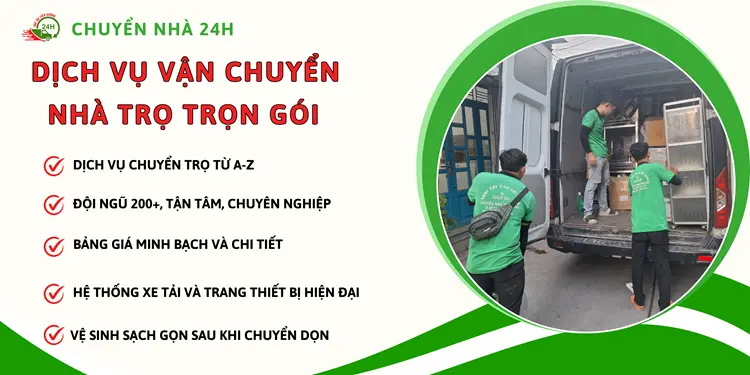 Dịch vụ của đơn vị vận chuyển Chuyển Nhà 24H mang đến chất lượng dịch vụ tốt nhất cho khách hàng