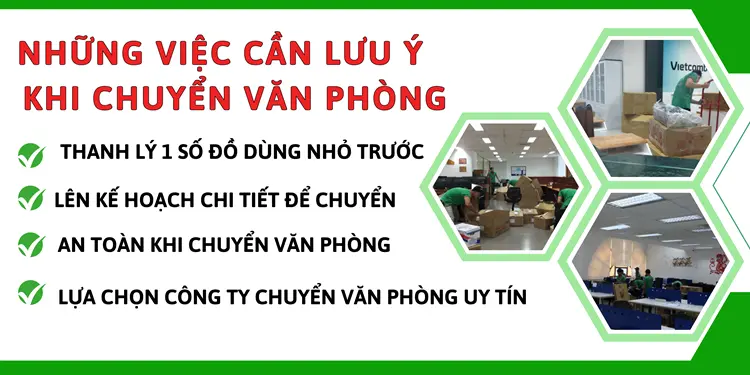 Những lưu ý bạn cần biết trước khi tiến hành chuyển văn phòng để có thể đảm bảo và chắc chắn hơn