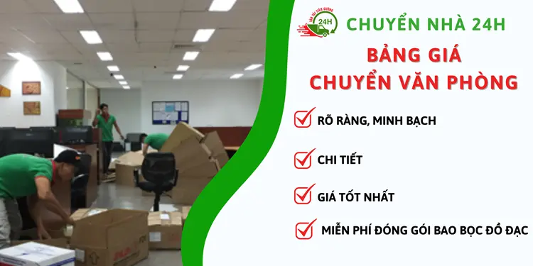 Đơn vị Chuyển Nhà 24H cung cấp dịch vụ chất lượng và giá cả phải chẳng cũng như là nhiều ưu đãi hấp dẫn đến cho quý khách