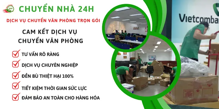 Đơn vị Chuyển Nhà 24H cam kết chất lượng dịch vụ tốt nhất mang đến quý khách