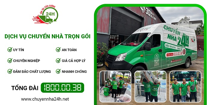 Chuyển Nhà 24H cung cấp dịch vụ chuyển nhà trọn gói chuyên nghiệp, tận tâm