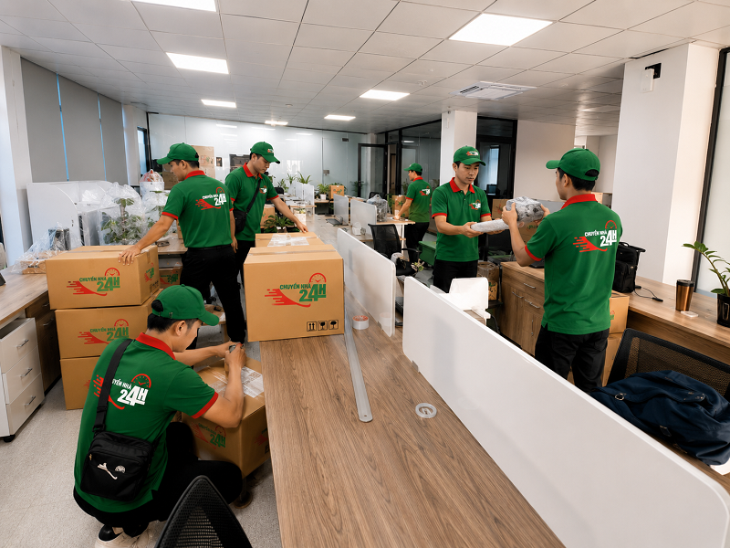 Dịch vụ chuyển văn phòng trọn gói tại TP.HCM